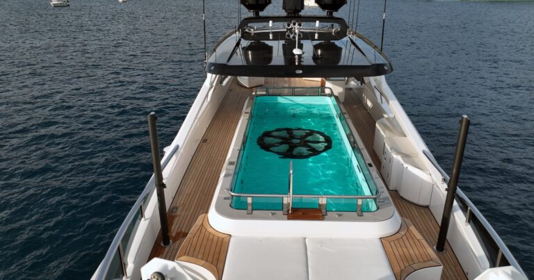 Transparent Floor Window At Private Yacht