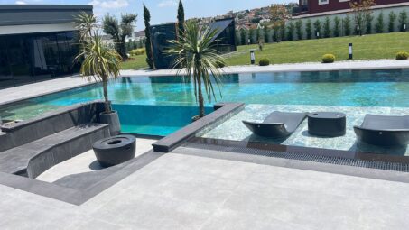 Private Villa Side Swimming Pool Window At Istanbul - References - 2